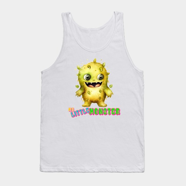 My Little Monster Tank Top by Peter the T-Shirt Dude